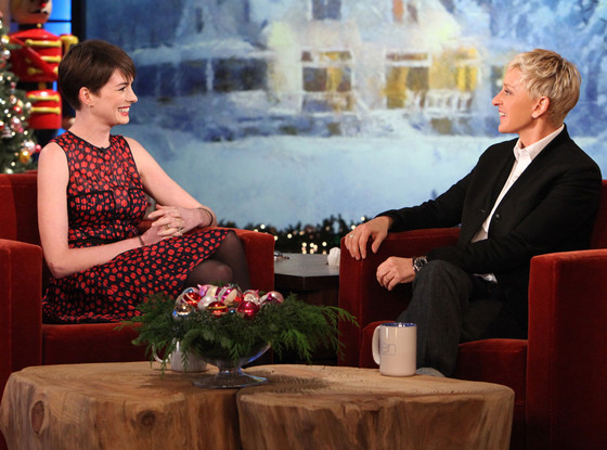 Anne Hathaway, Ellen Degeneres Anne Hathaway, Ellen Degeneres